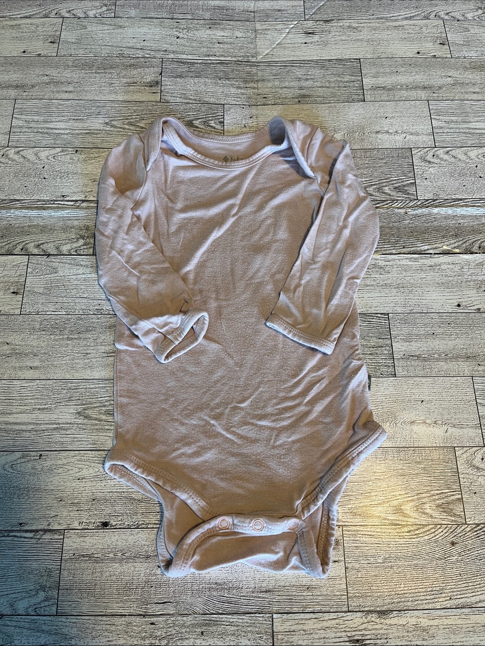 Kyte Baby Bamboo Long Sleeve Baby Bodysuit Size 6-12 Months